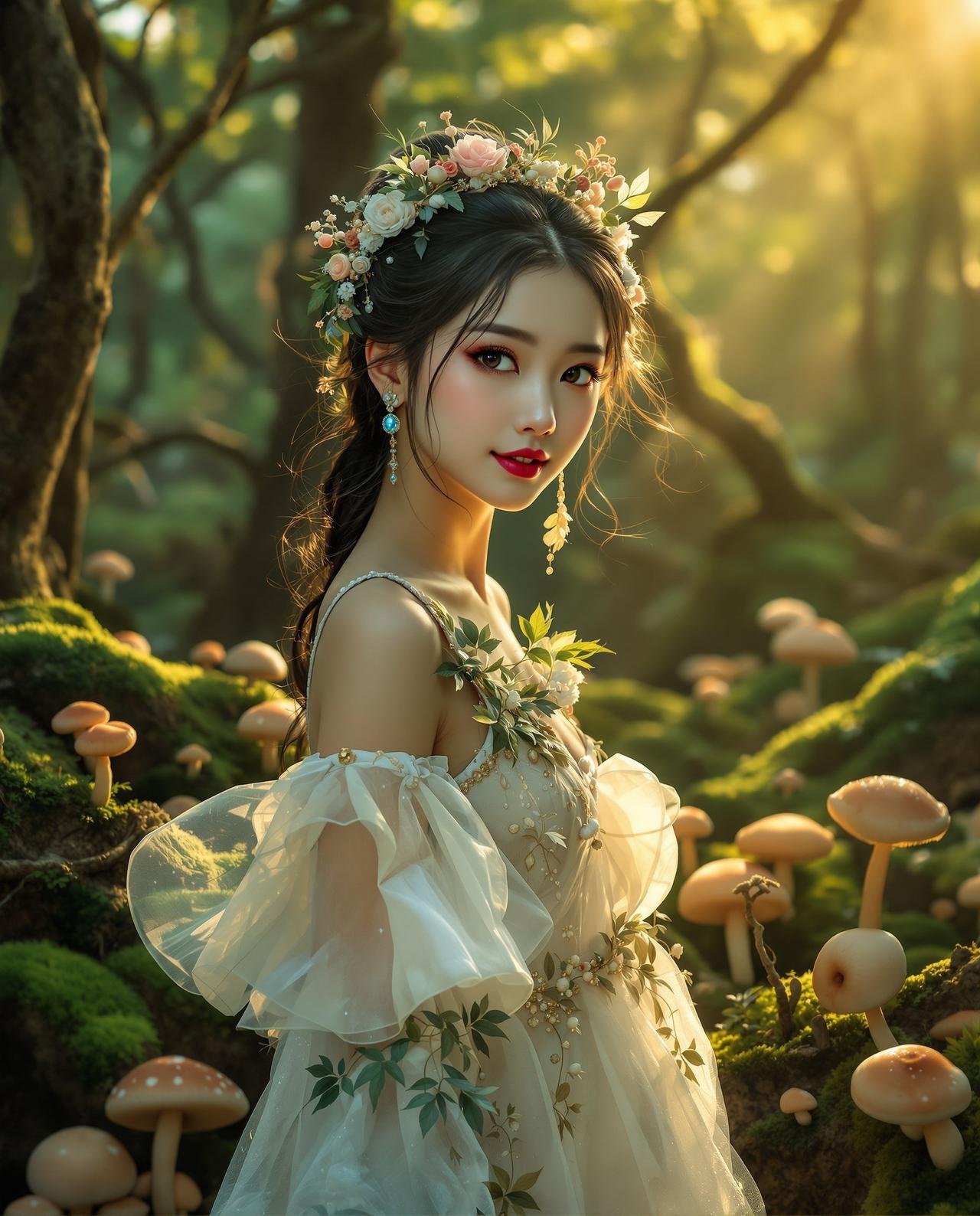 森林精灵 - 陈小鹿 - 可爱系写真